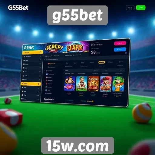 Análise da interface do usuário no g55bet
